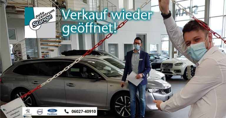 Auto Centrum Stange: Verkauf wieder geöffnet