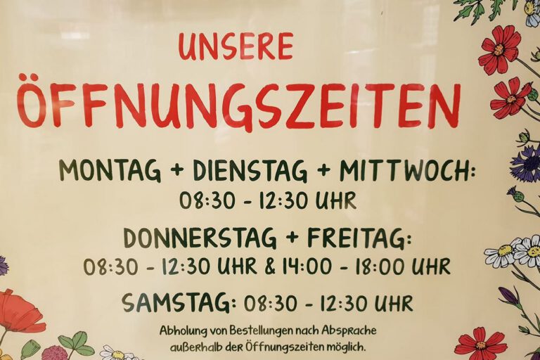 Wieder geöffnet: Jasmins Blumenwiese