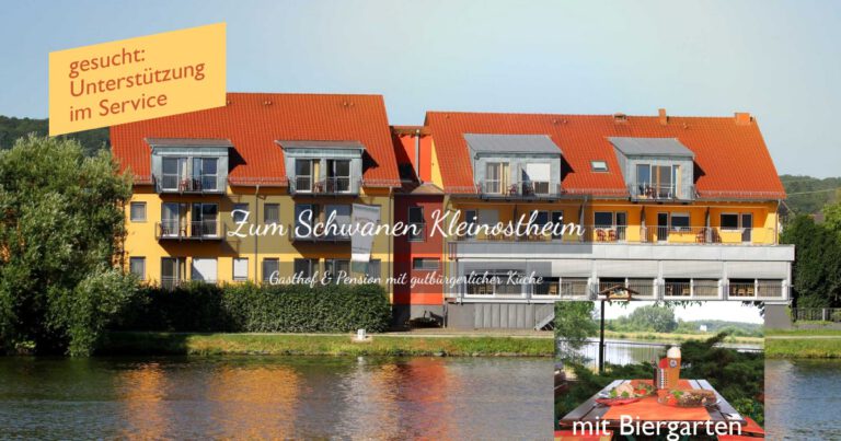 Wieder geöffnet: Gasthaus + Biergarten zum Schwanen