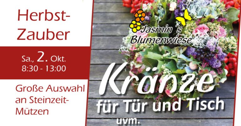 Herbstzauber bei Jasmins Blumenwiese