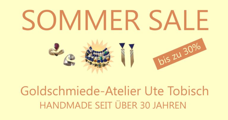 Ute Tobisch: SOMMER-SALE-Angebot – bis zu 30% gespart