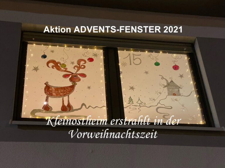 Aktion „Adventsfenster“ – Kleinostheim erstrahlt in der Vorweihnachtszeit