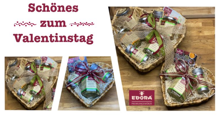 Schönes zum Valentinstag … im  EDORA Shop