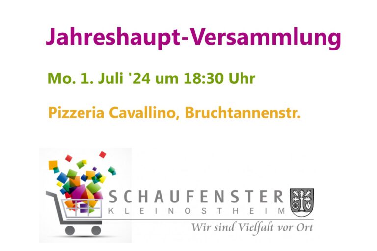 Jahreshauptversammlung