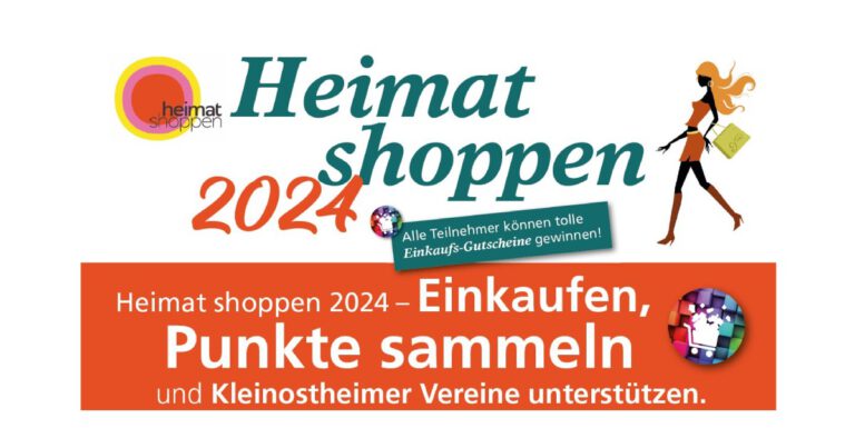 Heimat-Shoppen: Vor Ort einkaufen und Vereine unterstützen (vom 27.09.-31.10.)