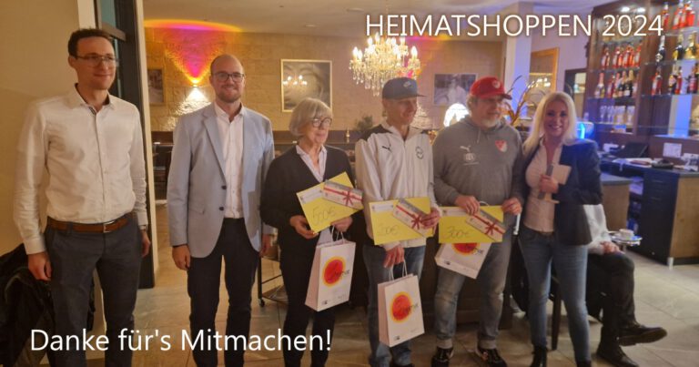 Preisverleihung Heimat shoppen 2024